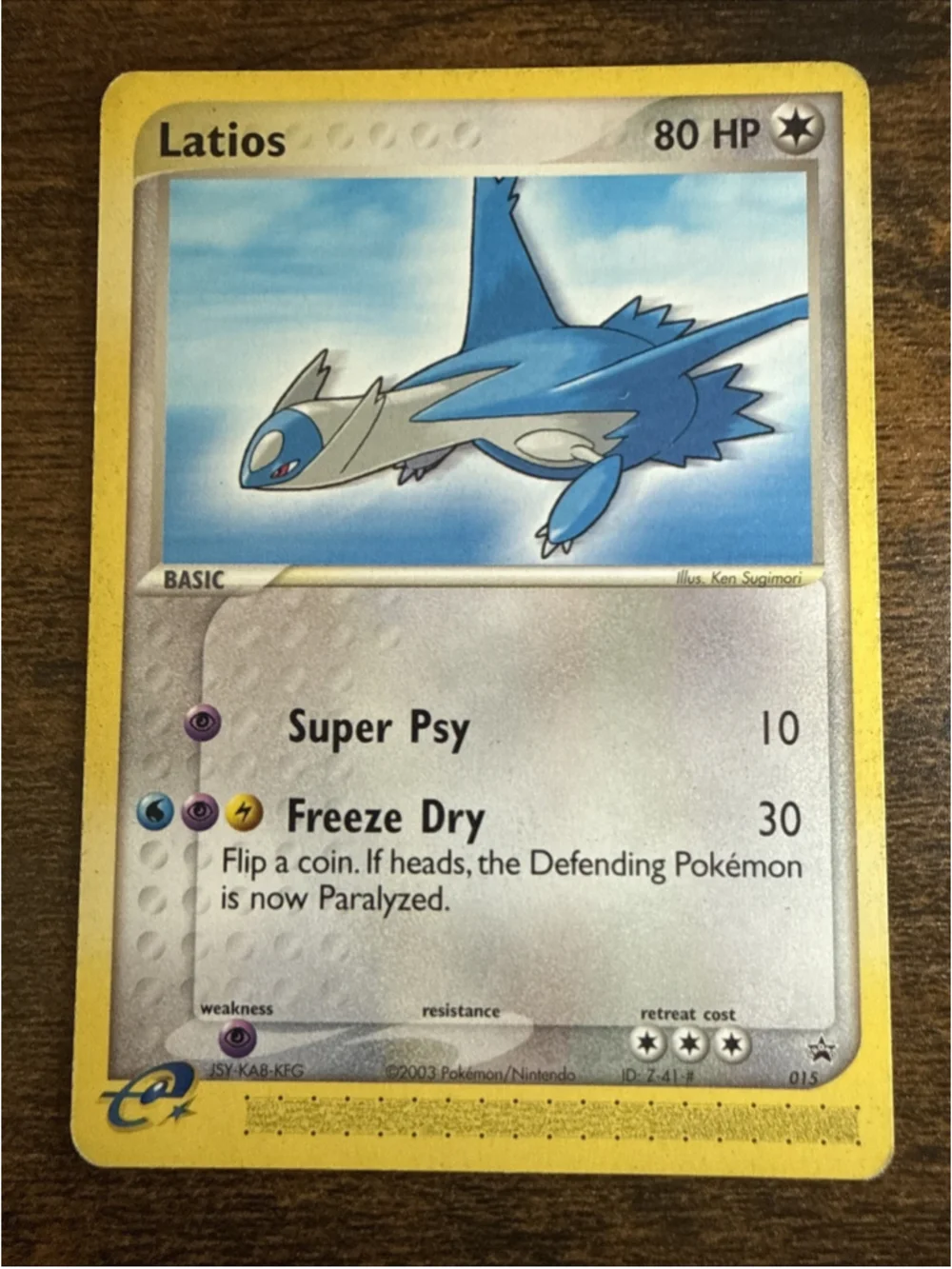 Latios - 015 (Pokemon Heroes: Latios & Latias DVD Release) 015 Nintendo Regular